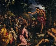 ALLORI Alessandro Preaching of St John the Baptist oil painting artist